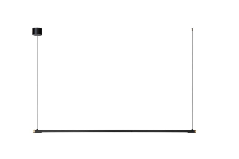 Lucide MARNIK - Závesné svietidlo - Ø 2,5 cm - LED Rozm. - 1x24W 2700K/4000K - Čierny